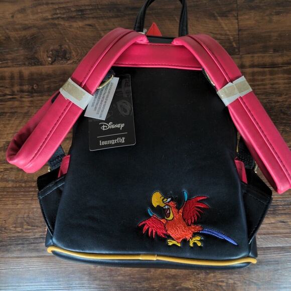 Loungefly Disney Aladdin Jafar Mini Backpack WDBK1149 Wallet WDWA1269 Set - Picture 3 of 12